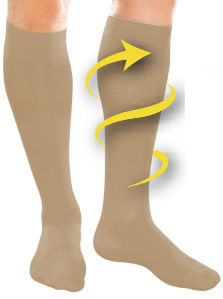 Free Form Compression Socks FULL FREEDOM COMPRESSION SOCKS MENS BEIGE – Agecomfort.com